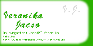 veronika jacso business card